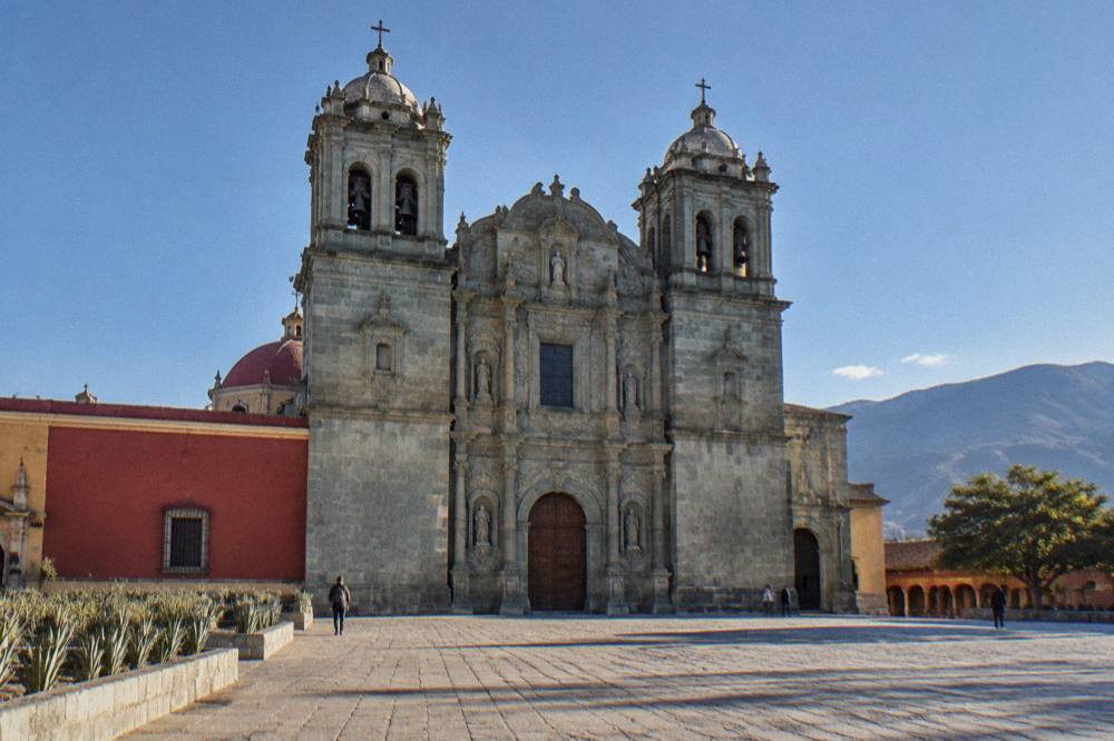 Ornate golden interior of the Santo Domingo church in Oaxaca City